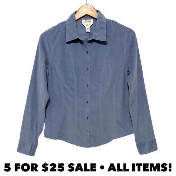 Talbots Vintage 90s Corduroy Shirt - Picture 1 of 11